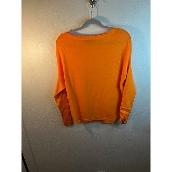 New York and co. orange sweater size small - Picture 2 of 2